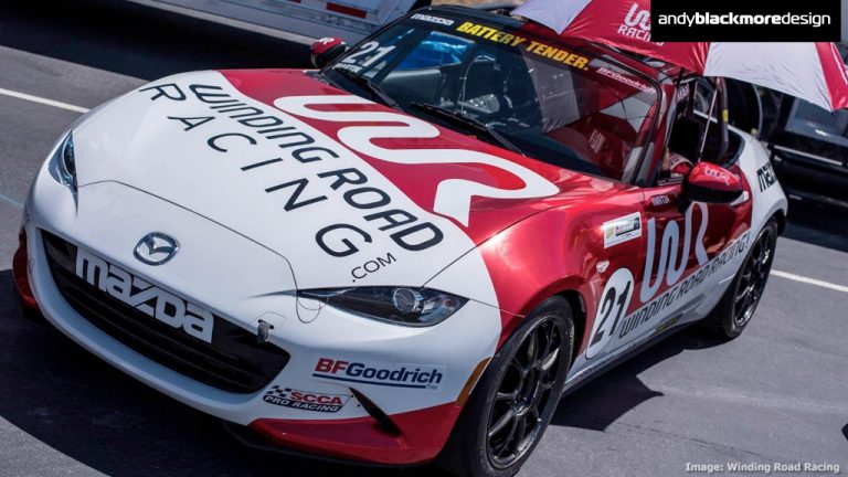 Livery Winding Road Racing Mazda MX 5 Cup Andy Blackmore Design